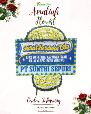 Papan Bunga Duka di Argomulyo