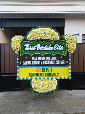 Papan Bunga Duka di Argomulyo