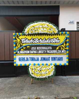 Papan Bunga Duka di Argomulyo