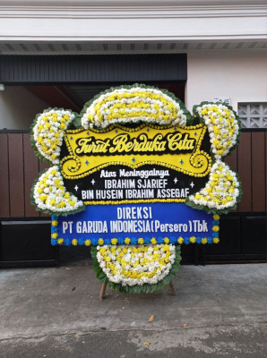 Papan Bunga Duka di Argomulyo